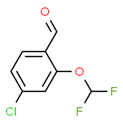 4-Chloro-2-(difluoromethoxy)benzaldehyde Structure