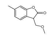 3-(methoxymethyl)-6-methylbenzofuran-2(3H)-one Structure