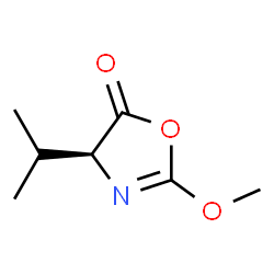5(4H)-Oxazolone,2-methoxy-4-(1-methylethyl)-,(S)-(9CI) Structure