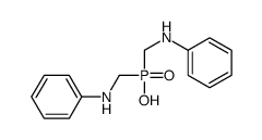 bis(anilinomethyl)phosphinic acid Structure