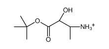 tert-Butyl-(2S,3S)-3-amino-2-hydroxybutanoate Structure