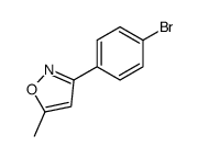 3-(4-bromophenyl)-5-methyl-1,2-oxazole Structure