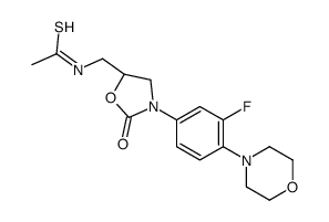 (S)-N-((3-(3-fluoro-4-Morpholinophenyl)-2-oxooxazolidin-5-yl)Methyl)ethanethioamide picture