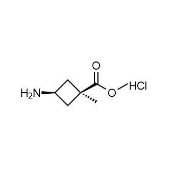 Methyl(1s,3s)-3-amino-1-methylcyclobutane-1-carboxylatehydrochloride Structure