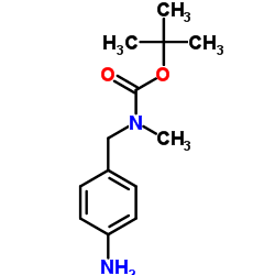 tert-butyl 4-aminobenzyl(Methyl)carbamate structure