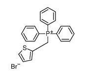 2-THIENYLTRIPHENYLPHOSPHONIUM BROMIDE Structure