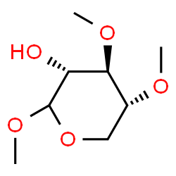 Methyl 3,4-di-O-methylxyloside structure
