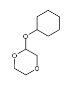cyclohexyloxy-[1,4]dioxane结构式