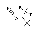 Thiazyl[bis(trifluoromethyl)]nitroxide Structure