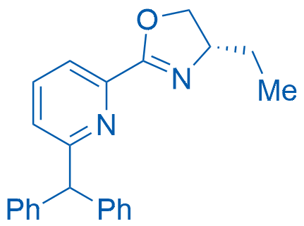 (S)-2-(6-Benzhydrylpyridin-2-yl)-4-ethyl-4,5-dihydrooxazole Structure