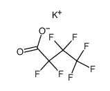 Potassium heptafluorobutyrate Structure