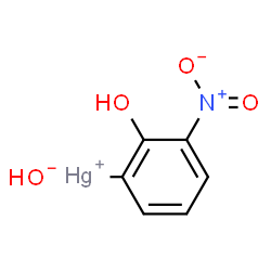 Hydroxymercuri-o-nitrophenol structure