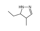 5-ethyl-4-methyl-4,5-dihydro-1H-pyrazole结构式