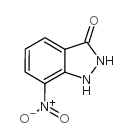 7-硝基-1,2-二氢吲唑-3-酮结构式