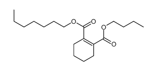 1-O-butyl 2-O-heptyl cyclohexene-1,2-dicarboxylate Structure