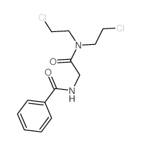 Benzamide,N-[2-[bis(2-chloroethyl)amino]-2-oxoethyl]- Structure