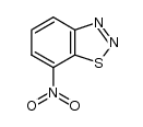 7-nitro-1,2,3-benzothiadiazole结构式
