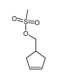 methanesulfonic acid cyclopent-3-enylmethyl ester结构式