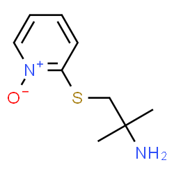 2-Propanamine,2-methyl-1-[(1-oxido-2-pyridinyl)thio]-(9CI)结构式