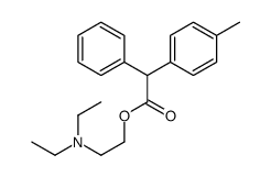 2-(diethylamino)ethyl 2-(4-methylphenyl)-2-phenylacetate Structure