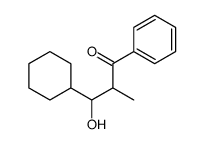 3-cyclohexyl-3-hydroxy-2-methyl-1-phenylpropan-1-one Structure