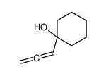 1-propa-1,2-dienylcyclohexan-1-ol Structure