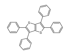 tetraphenyl-thieno[3,2-b]thiophene Structure