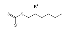 trithiocarbonic acid monohexyl ester, potassium-salt Structure