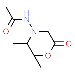 Acetic acid,[2-acetyl-1-(1-methylethyl)hydrazino]-,methyl ester (9CI)结构式
