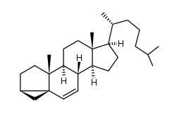 3α,5-cyclo-5α-cholest-6-ene结构式