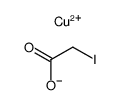 Cu(II) monoiodoacetate Structure