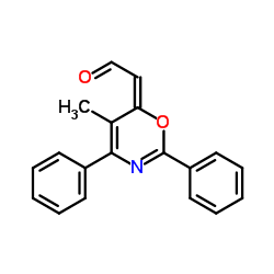 (2E)-(5-Methyl-2,4-diphenyl-6H-1,3-oxazin-6-ylidene)acetaldehyde结构式