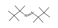 1,1,1',1',2,2,2',2'-Octamethylazopropan Structure