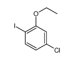 4-chloro-2-ethoxy-1-iodobenzene Structure