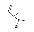1-Brom-1-methyl-2-vinylcyclopropan结构式