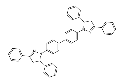 4,4'-di-(3,5-diphenyl-Δ2-pyrazolin-1-yl)diphenyl Structure