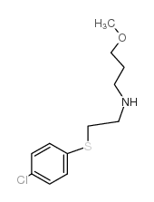 N-[2-(4-chlorophenyl)sulfanylethyl]-3-methoxypropan-1-amine picture