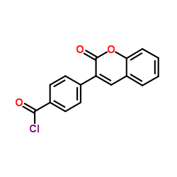 4-(2-Oxo-2H-chromen-3-yl)benzoyl chloride Structure