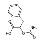 2-carbamoyloxy-3-phenyl-propionic acid结构式