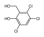 2,3,5-trichloro-6-hydroxy-benzyl alcohol Structure