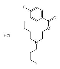 2-(dibutylamino)ethyl 4-fluorobenzoate,hydrochloride结构式