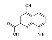4-hydroxy-8-amino-quinoline-2-carboxylic acid结构式