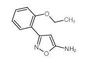3-(2-乙氧基苯基)-(9ci)-5-异噁唑胺结构式