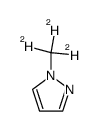 1-d3-methyl-1H-pyrazole Structure