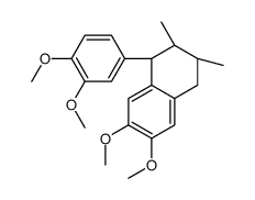 (1S,2S,3R)-1-(3,4-dimethoxyphenyl)-6,7-dimethoxy-2,3-dimethyl-1,2,3,4-tetrahydronaphthalene Structure