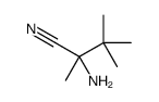 2-amino-2,3,3-trimethylbutanenitrile Structure