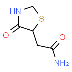 5-Thiazolidineacetamide, 4-oxo- (9CI) structure