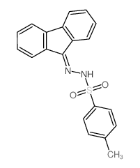N-(fluoren-9-ylideneamino)-4-methyl-benzenesulfonamide structure