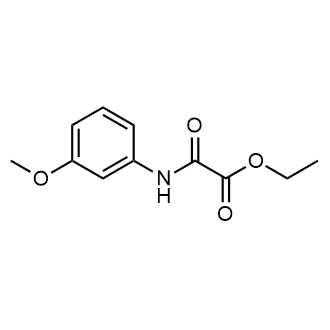 Ethyl 2-((3-methoxyphenyl)amino)-2-oxoacetate Structure