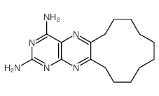 Cyclododeca[g]pteridine-2,4-diamine, 6,7,8,9,10,11,12,13,14,15-decahydro- Structure